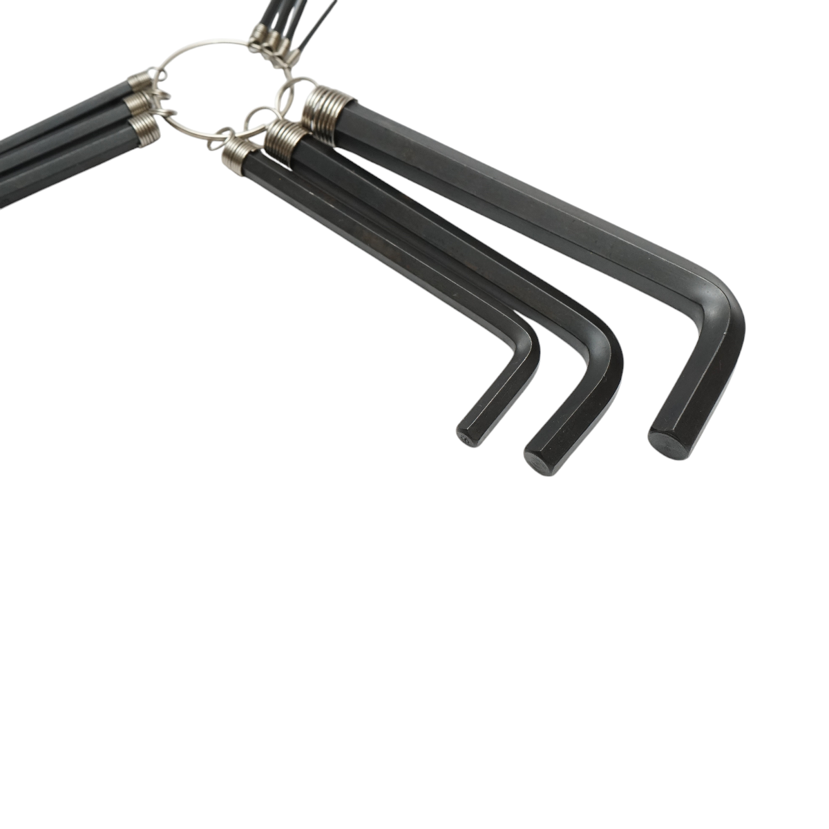 Set di 10 chiavi esagonali a brugola da 1,5 a 10 mm, acciaio al carbonio HRC 48-52 Crownman - immagine 3