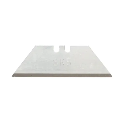 Set di 10 lame da taglio trapezoidali professionali da 19x61 mm in acciaio SK5 Crownman. - immagine 2