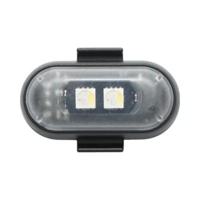 Set di 10 luci stroboscopiche LED RGB con telecomando, 10 modalità, 8 colori, batteria al litio ricaricabile da 110 mAh USB-C IP65 - immagine 6