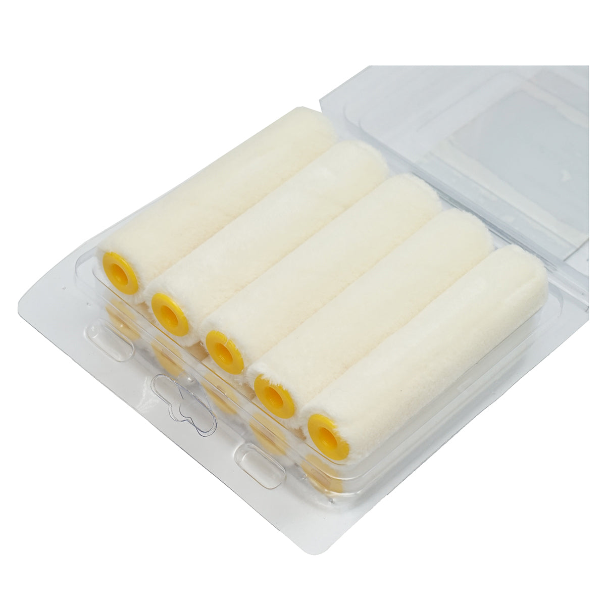 Set di 10 rotoli di rullo in mohair, lunghezza 10 cm - immagine 2