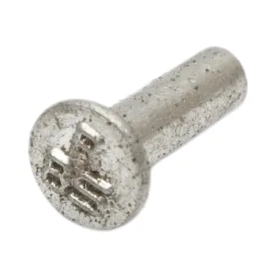 Set di 100 rivetti per pastiglie freno Fiat, New Holland, Massey Ferguson 16x4,5mm codice OEM 850197, MF05-0042 - immagine 4