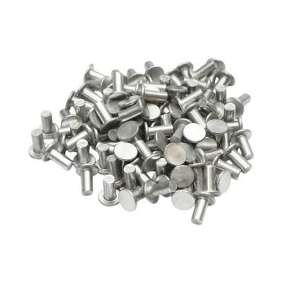 Set di 100 rivetti per pastiglie freno Fiat, New Holland, Massey Ferguson 5x12mm codice OEM 13878260