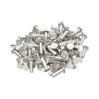Set di 100 rivetti per pastiglie freno Fiat, New Holland, Massey Ferguson 5x16,5mm codice OEM 850197, MF05-0042