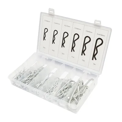 Set di 100 spille di sicurezza.