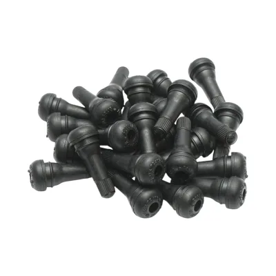 Set di 100 valvole per ruote tubeless TR413 EPDM con inserto metallico in ottone