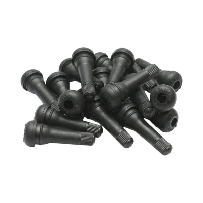 Set di 100 valvole per ruote tubeless TR414 EPDM con inserto metallico in ottone