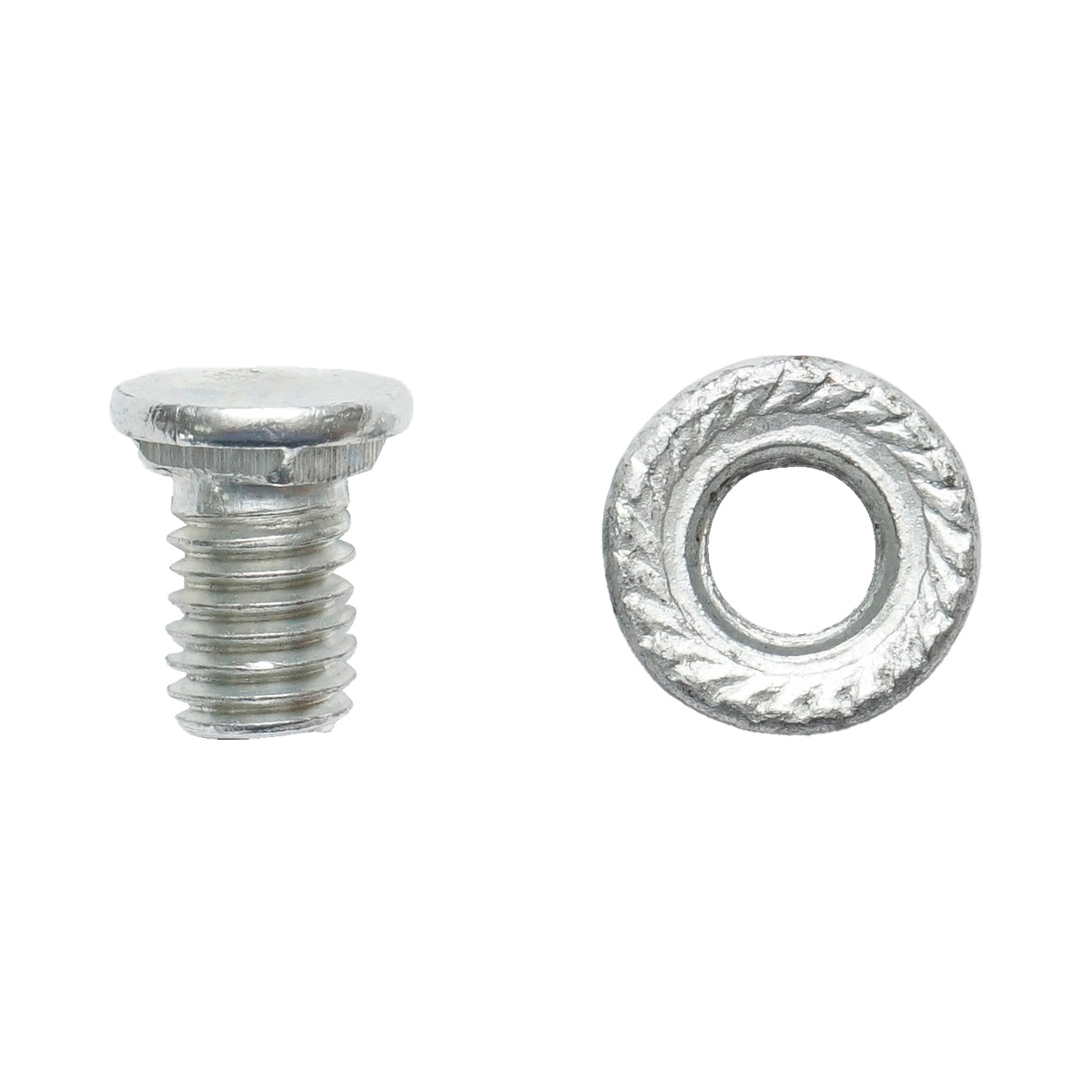 Set di 100 viti con dadi M8x12mm per elemento di collegamento grondaia metallica - immagine 3