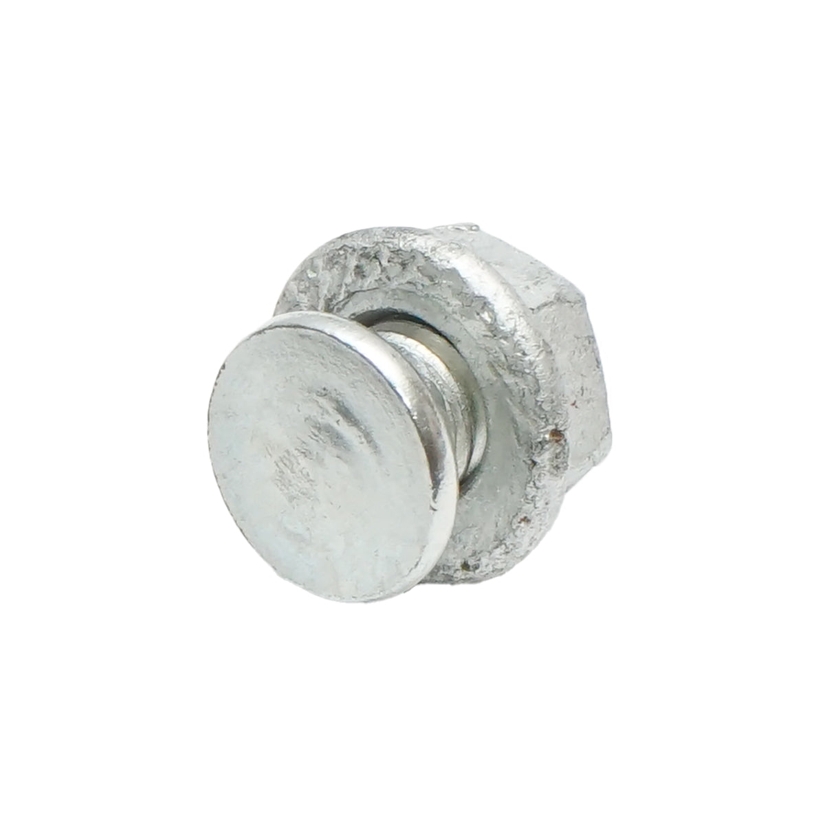 Set di 100 viti con dadi M8x12mm per elemento di collegamento grondaia metallica - immagine 2
