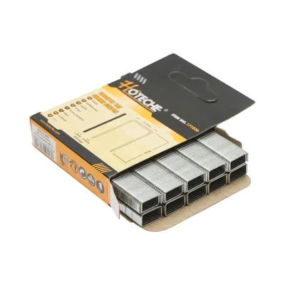 Set di 1000 punti 10J per pinzatrice manuale per tappezzeria 11,2x6mm Hoteche - immagine 2
