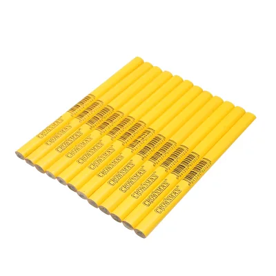 Set di 12 matite ovali da falegnameria Crownman, 178x4,2x2,2 mm. - immagine 2