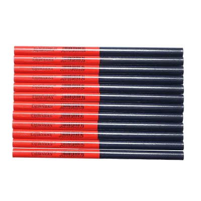 Set di 12 matite ovali per falegnameria e edilizia, 178x4,2x2 mm, marca Crownman. - immagine 3