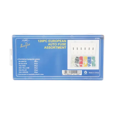 Set di 120 fusibili cilindrici ceramici per auto - immagine 3