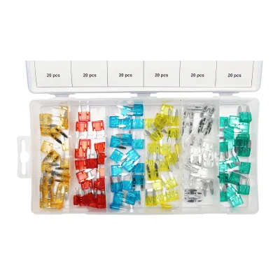 Set di 120 fusibili elettrici per auto mini. - immagine 2
