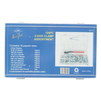 Set di 124 fascette per tubi con pinza inclusa Breckner Germany - immagine 3
