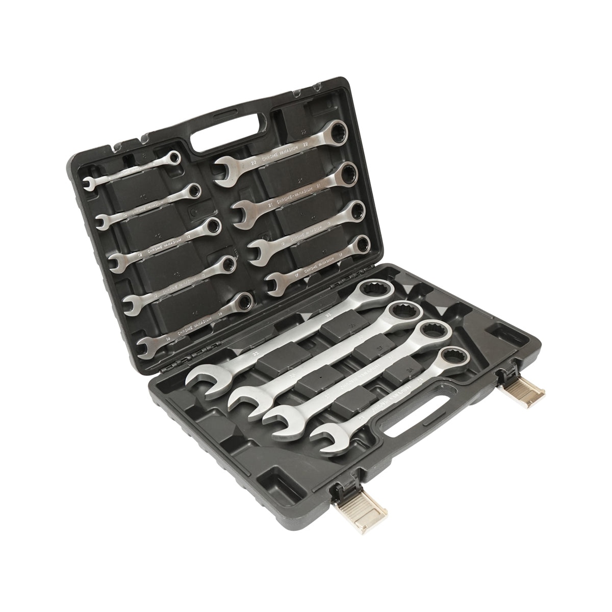 Set di 13 chiavi combinate con cricchetto Breckner Germany - immagine 4