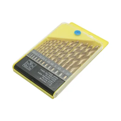 Set di 13 punte elicoidali HSS da 1,5-6,5 mm per metallo con gambo cilindrico - immagine 2