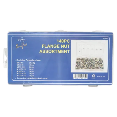 Set di 140 dadi autobloccanti con flangia Breckner Germany - immagine 3