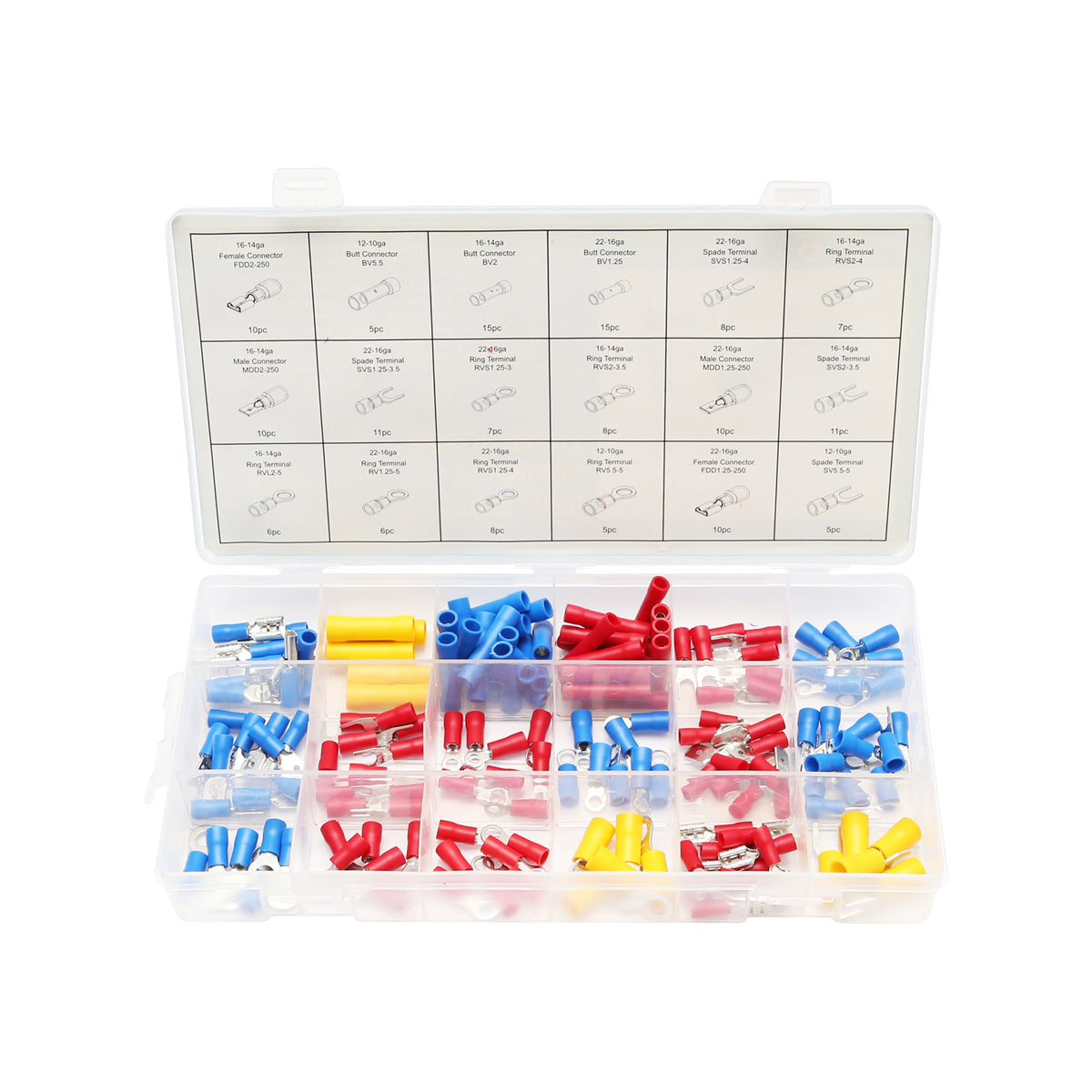 Set di 157 capicorda elettrici isolati - immagine 2