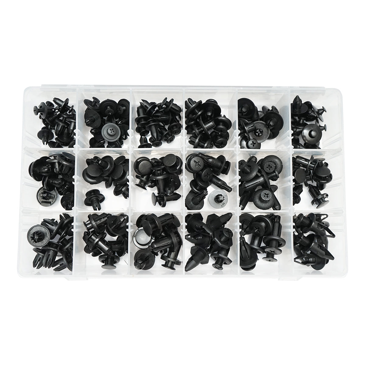 Set di 164 clip e morsetti di fissaggio per auto in plastica Breckner Germany - immagine 4