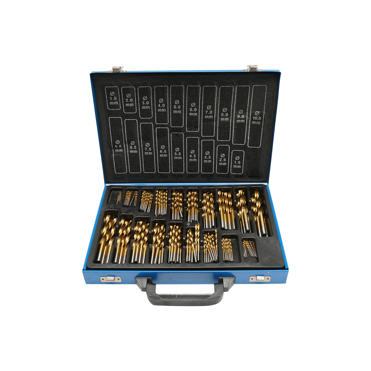 Set di 170 punte HSS per metallo DIN338 Breckner Germany