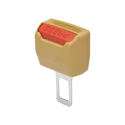 Set di 2 adattatori beige per cinture di sicurezza per auto - immagine 4