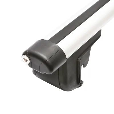 Set di 2 barre portatutto in alluminio con sistema antifurto 1200mm Breckner Germany - immagine 2