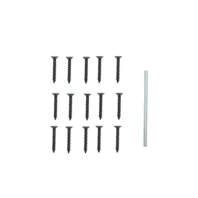 Set di 2 cerniere a battente da 125 mm con viti - immagine 4
