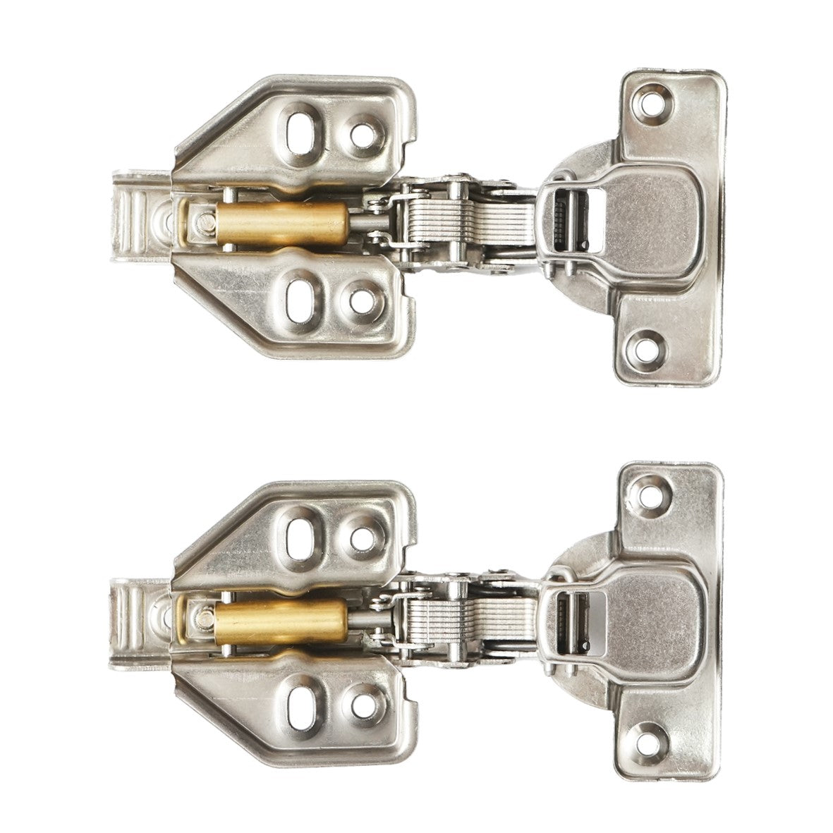 Set di 2 cerniere a scatto con ammortizzatore per mobili – 117,5 × 56 × 62 mm - immagine 2