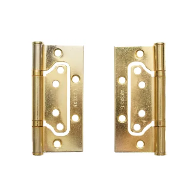 Set di 2 cerniere complanari 100×73 mm zincate con viti