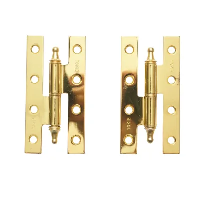Set di 2 cerniere in bronzo per porta sinistra – 95×55×2,5 mm