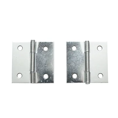 Set di 2 cerniere invisibili naturali – 50 × 50,5 mm con viti