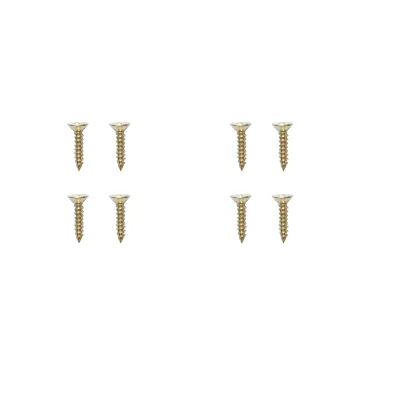 Set di 2 cerniere invisibili per mobili – 25 × 24 mm zincate con viti - immagine 4
