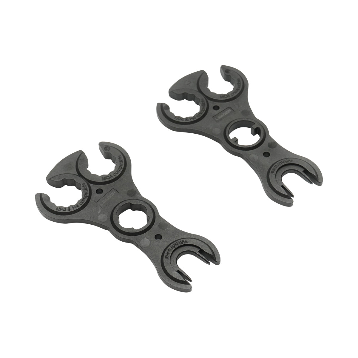 Set di 2 chiavi per il serraggio dei connettori MC4, NP4, H4 Leader - immagine 2