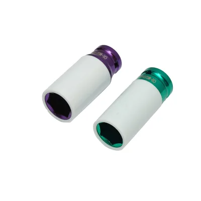 Set di 2 chiavi tubolari per dadi ruota 1/2 di impatto con protezione, 22 mm e 23 mm, Breckner Germany - immagine 3