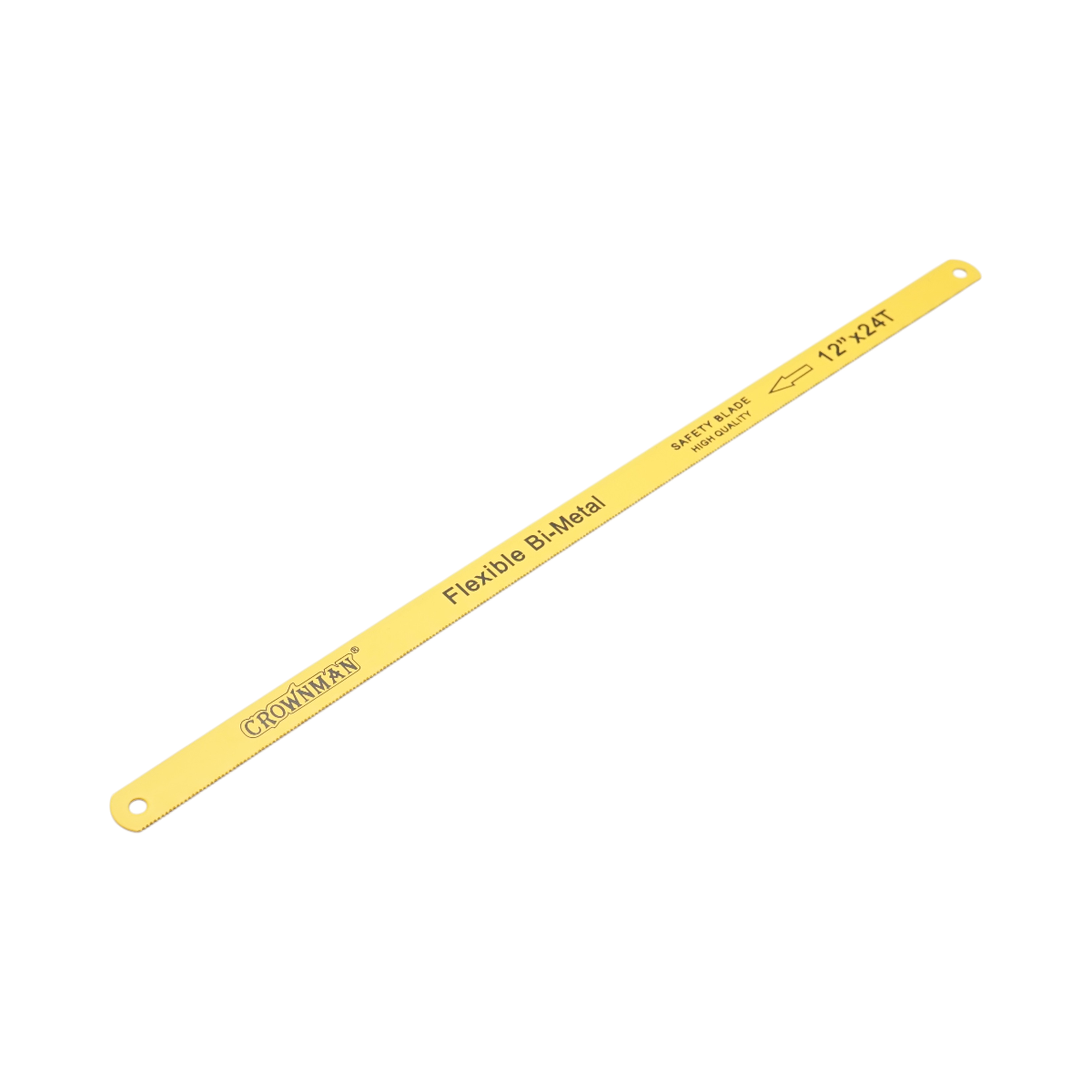 Set di 2 lame flessibili bimetalliche per seghetto da 300 mm, 24 denti, marca Crownman. - immagine 2