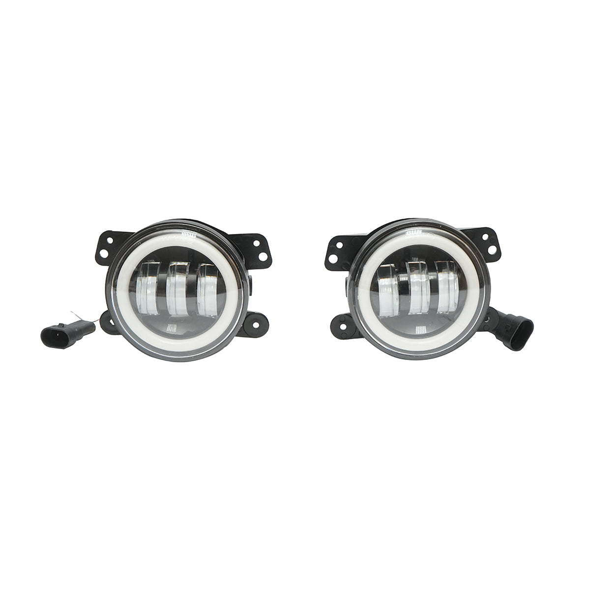 Set di 2 lampade con 6 LED, 10-60V, 30W, con luce diurna tipo Angel Eyes, Breckner Germany
