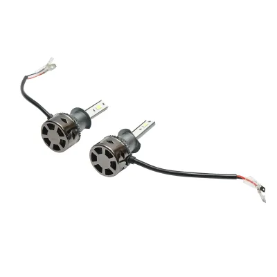 Set di 2 lampadine LED per auto H1, 27W, 12V, luce bianca fredda - immagine 4