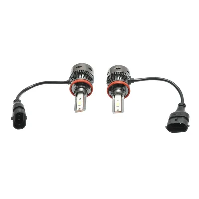 Set di 2 lampadine LED per auto H11, 27W, 12V, luce bianca fredda - immagine 4