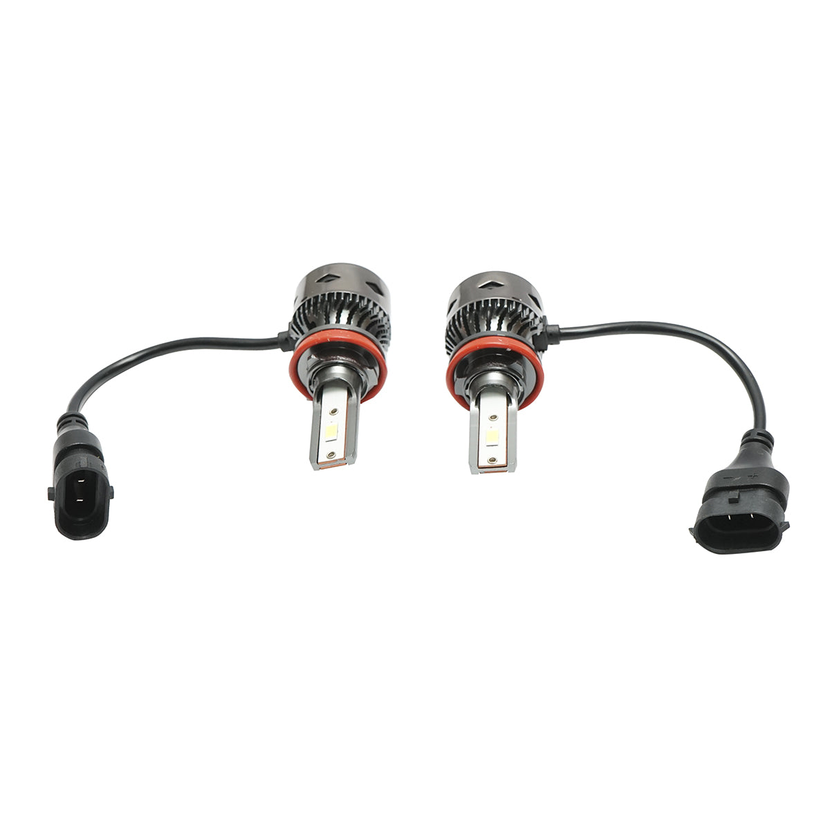 Set di 2 lampadine LED per auto H11, 27W, 12V, luce bianca fredda - immagine 4