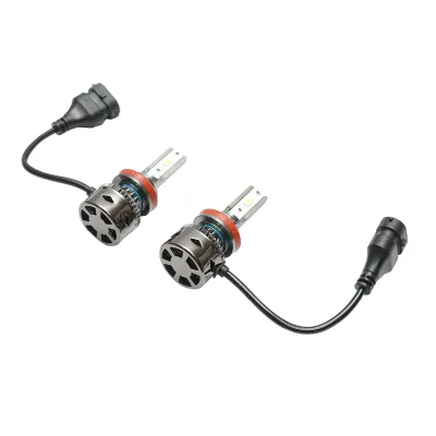 Set di 2 lampadine LED per auto H11, 27W, 12V, luce bianca fredda - immagine 3