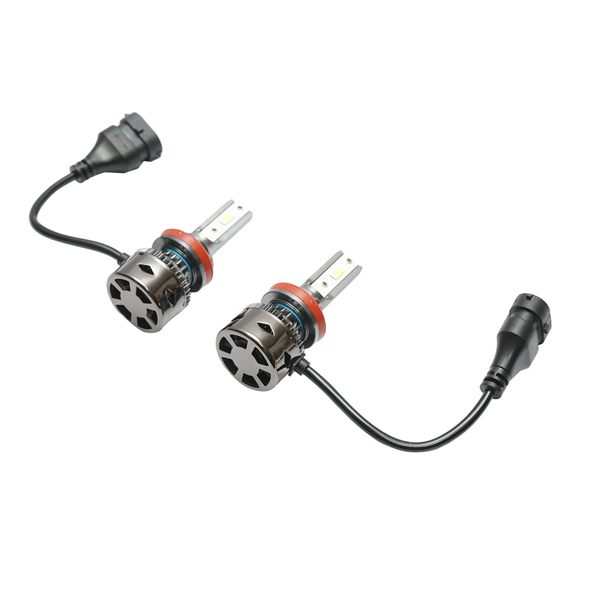 Set di 2 lampadine LED per auto H11, 27W, 12V, luce bianca fredda - immagine 3