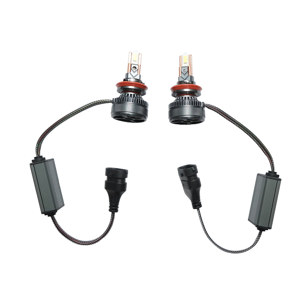 Set di 2 lampadine LED per auto H11, 60W, 12-36V, luce bianca fredda - immagine 3