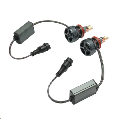 Set di 2 lampadine LED per auto H11, 60W, 12-36V, luce bianca fredda - immagine 4