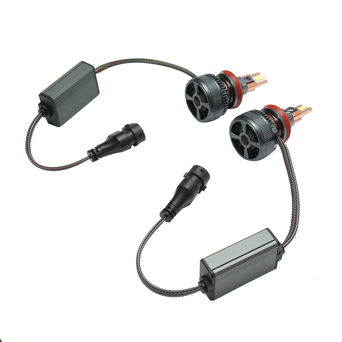 Set di 2 lampadine LED per auto H11, 60W, 12-36V, luce bianca fredda - immagine 4