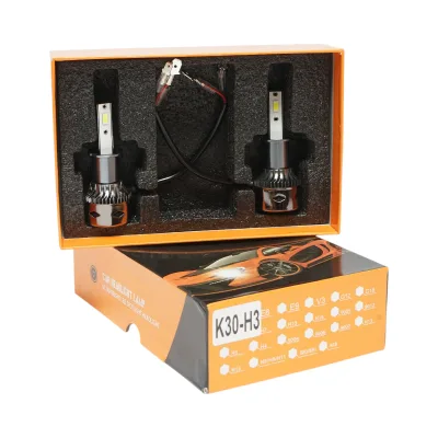 Set di 2 lampadine LED per auto H3, 27W, 12V, luce bianca fredda