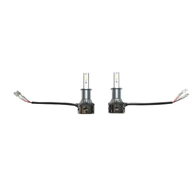 Set di 2 lampadine LED per auto H3, 27W, 12V, luce bianca fredda - immagine 3