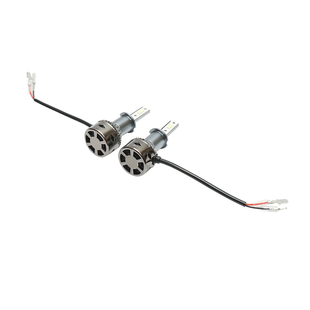 Set di 2 lampadine LED per auto H3, 27W, 12V, luce bianca fredda - immagine 4