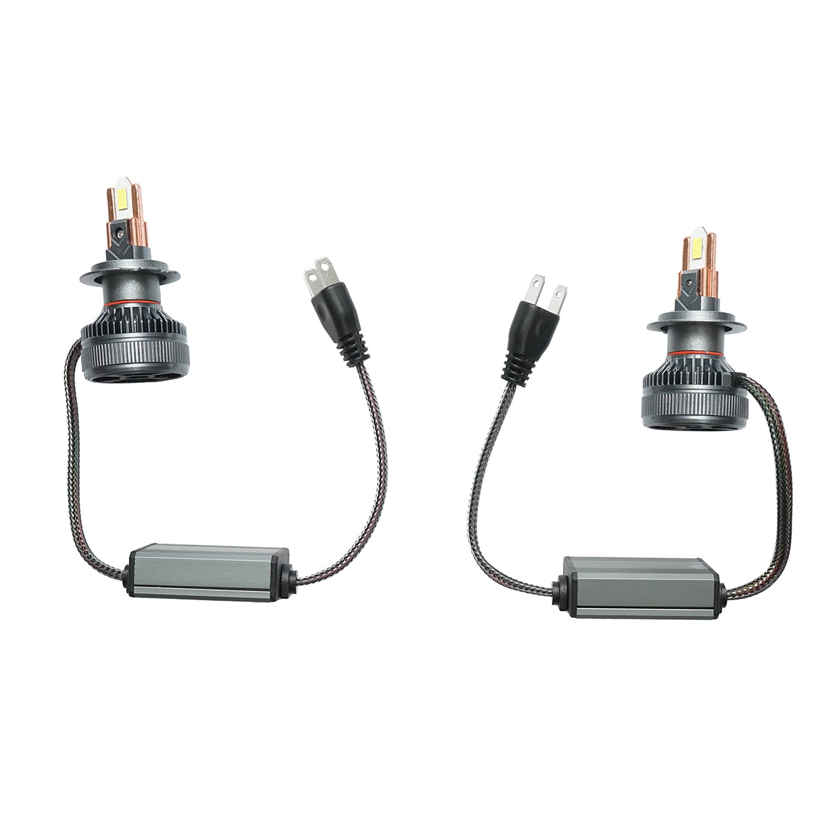 Set di 2 lampadine LED per auto H7, 60W, 12-36V, luce bianca fredda - immagine 3