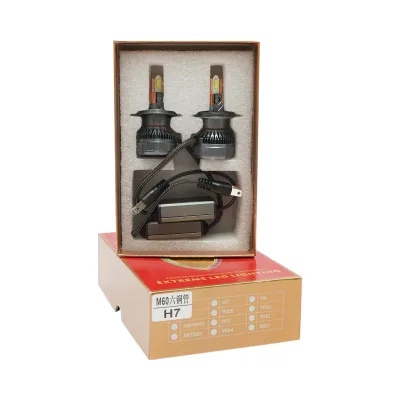Set di 2 lampadine LED per auto H7, 60W, 12-36V, luce bianca fredda