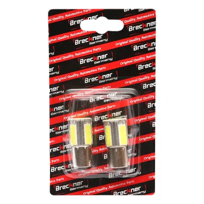 Set di 2 lampadine LED SMD 12V BAU15S 0,10A luce fredda Breckner Germany - immagine 4